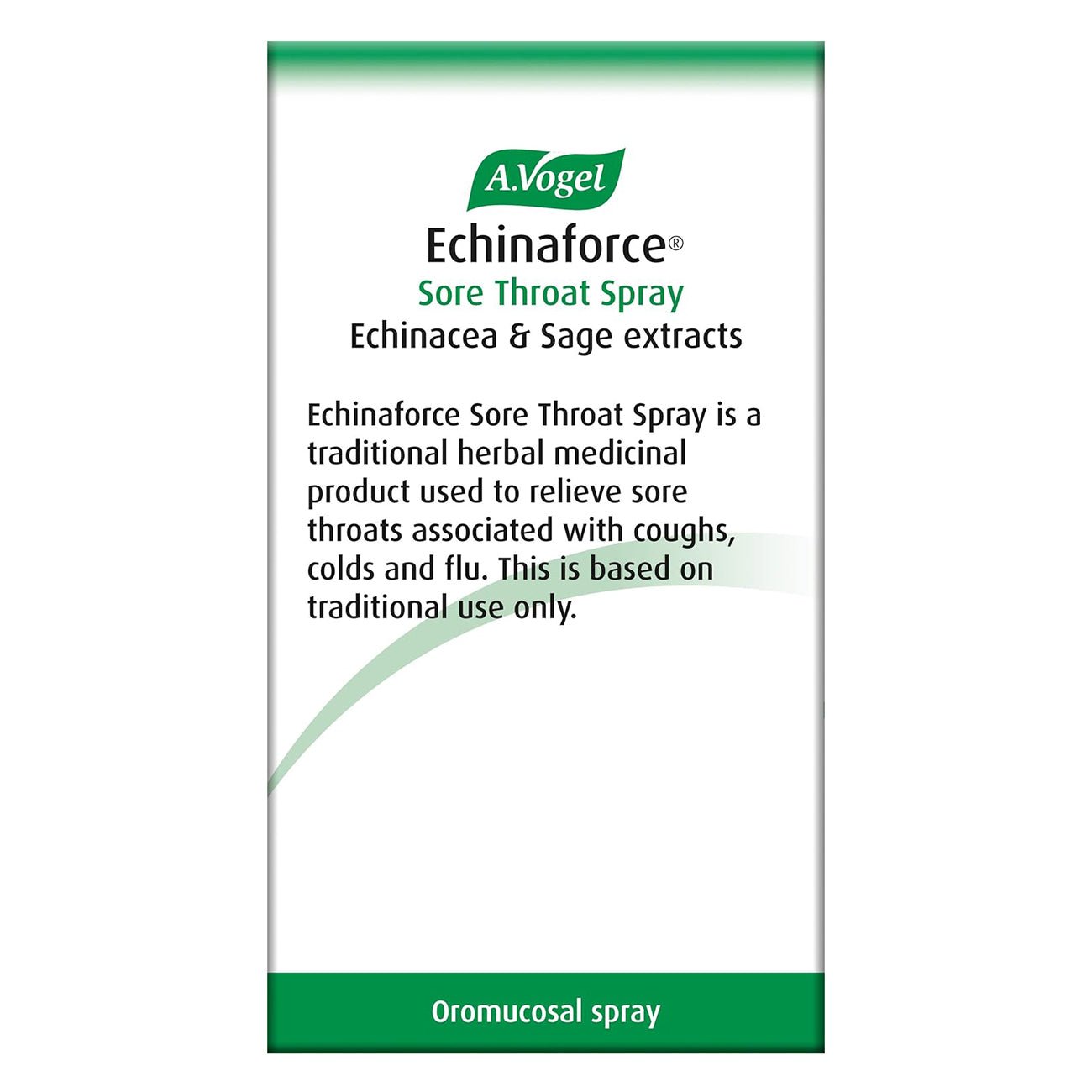 Echinaforce Sore Throat Spray 30ml - Eco Natural Products - A. Vogel - Herbal Supplement