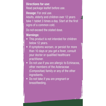 EchinEeze Echinacea 70mg 30 Tablets - Natures Aid - Vitamins & Supplements - Eco Natural Products