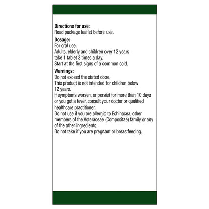 EchinEeze Echinacea 70mg 90 Tablets - Natures Aid - Vitamins & Supplements - Eco Natural Products
