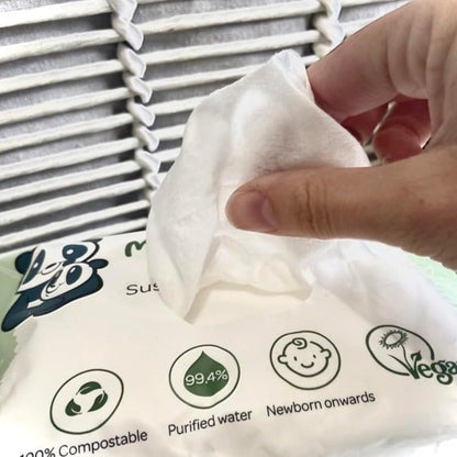 Eco Baby Wipes 360g - Mama Bamboo - Baby Wipes - Eco Natural Products