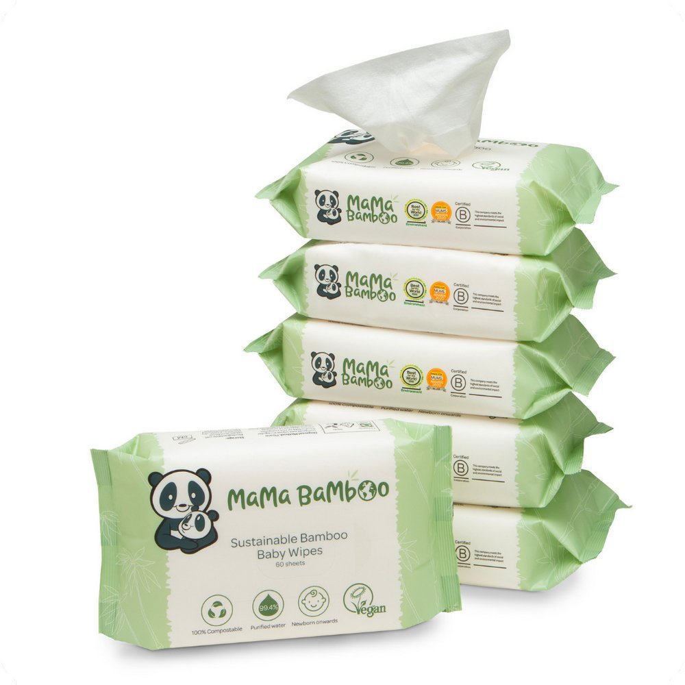 Eco Baby Wipes 360g - Eco Natural Products - Mama Bamboo - Baby Wipes