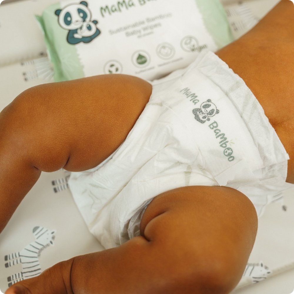 Eco Nappies Size 1 850g - Mama Bamboo - Nappies - Eco Natural Products