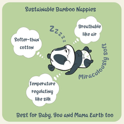 Eco Nappies Size 2 830g - Mama Bamboo - Nappies - Eco Natural Products