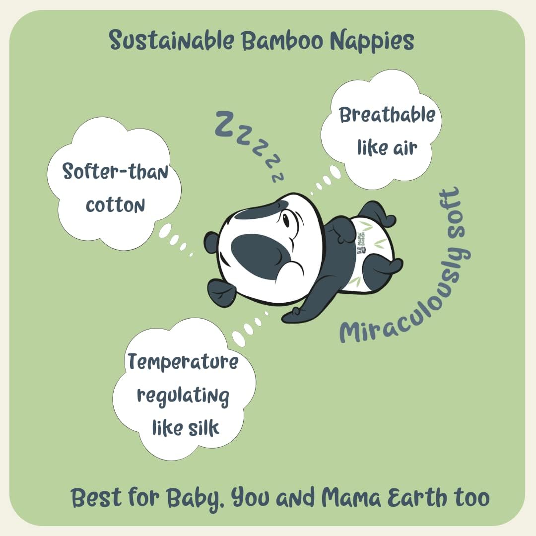Eco Nappies Size 5 1080g - Mama Bamboo - Nappies - Eco Natural Products