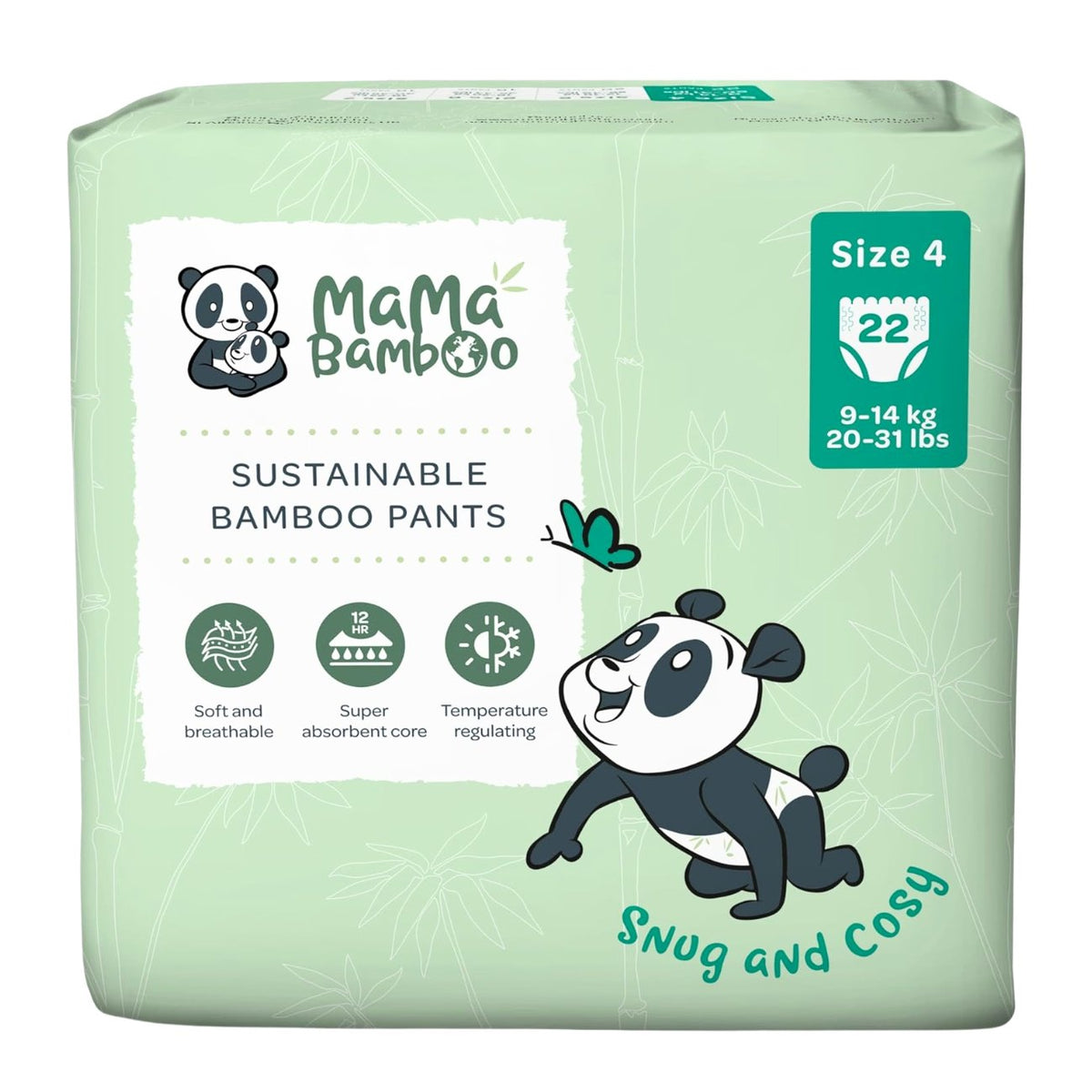 Eco Nappy Pants Size 4+ 830g - Mama Bamboo - Nappies - Eco Natural Products
