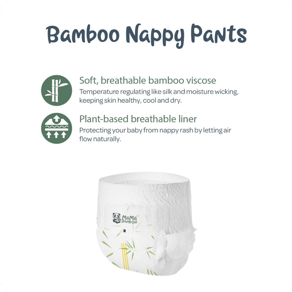 Eco Nappy Pants Size 4+ 830g - Mama Bamboo - Nappies - Eco Natural Products