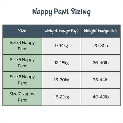 Eco Nappy Pants Size 4+ 830g - Mama Bamboo - Nappies - Eco Natural Products