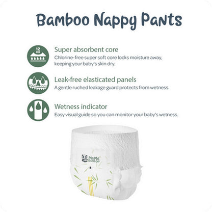 Eco Nappy Pants Size 5+ 870g - Mama Bamboo - Nappies - Eco Natural Products