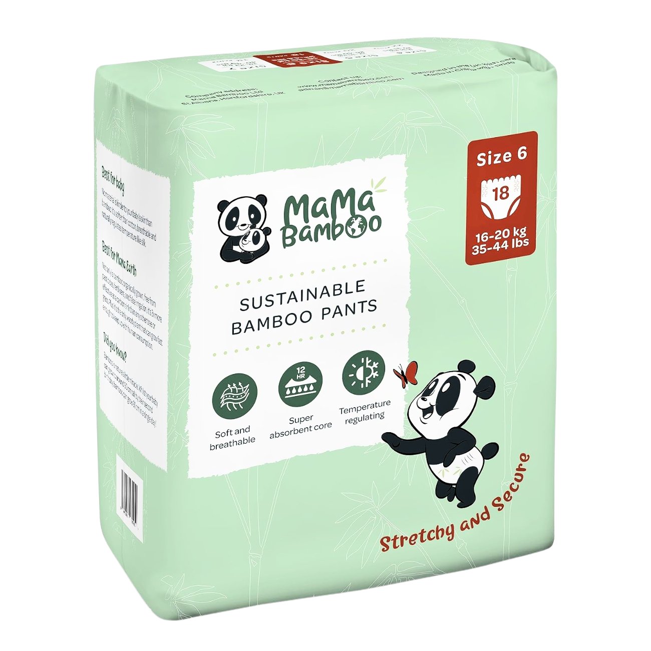Eco Nappy Pants Size 6+ 830g - Mama Bamboo - Nappies - Eco Natural Products