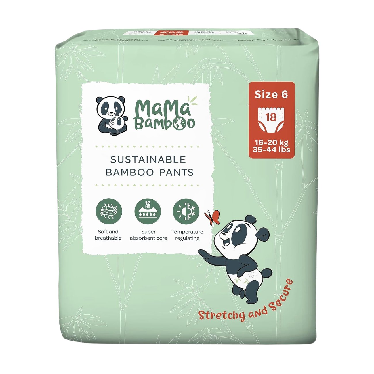 Eco Nappy Pants Size 6+ 830g - Mama Bamboo - Nappies - Eco Natural Products