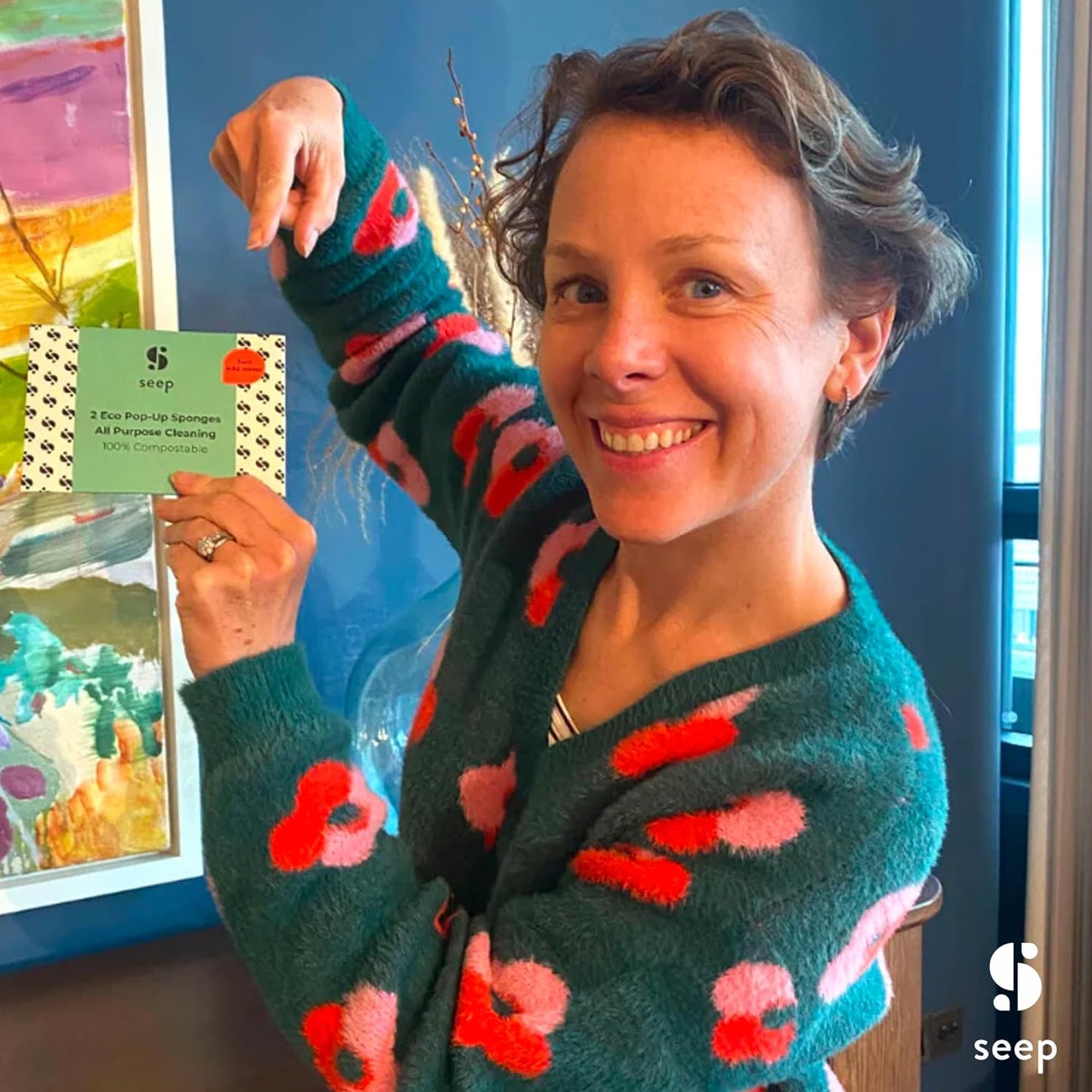 Eco Pop - Up Sponges Pack of 2 20g - Seep - Sponge - Eco Natural Products