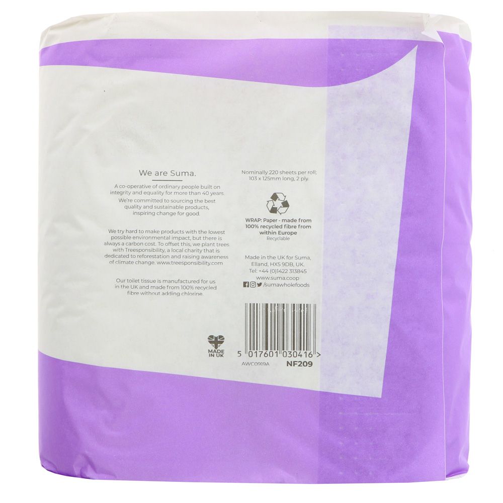 Eco Toilet Tissue 4 Rolls - Ecoleaf - Toilet Tissue - Eco Natural Products