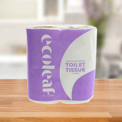 Eco Toilet Tissue 4 Rolls - Ecoleaf - Toilet Tissue - Eco Natural Products