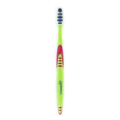 Eco Toothbrush Biobased Nature Medium (Assorted Colours) - Yaweco - Toothbrush - Eco Natural Products