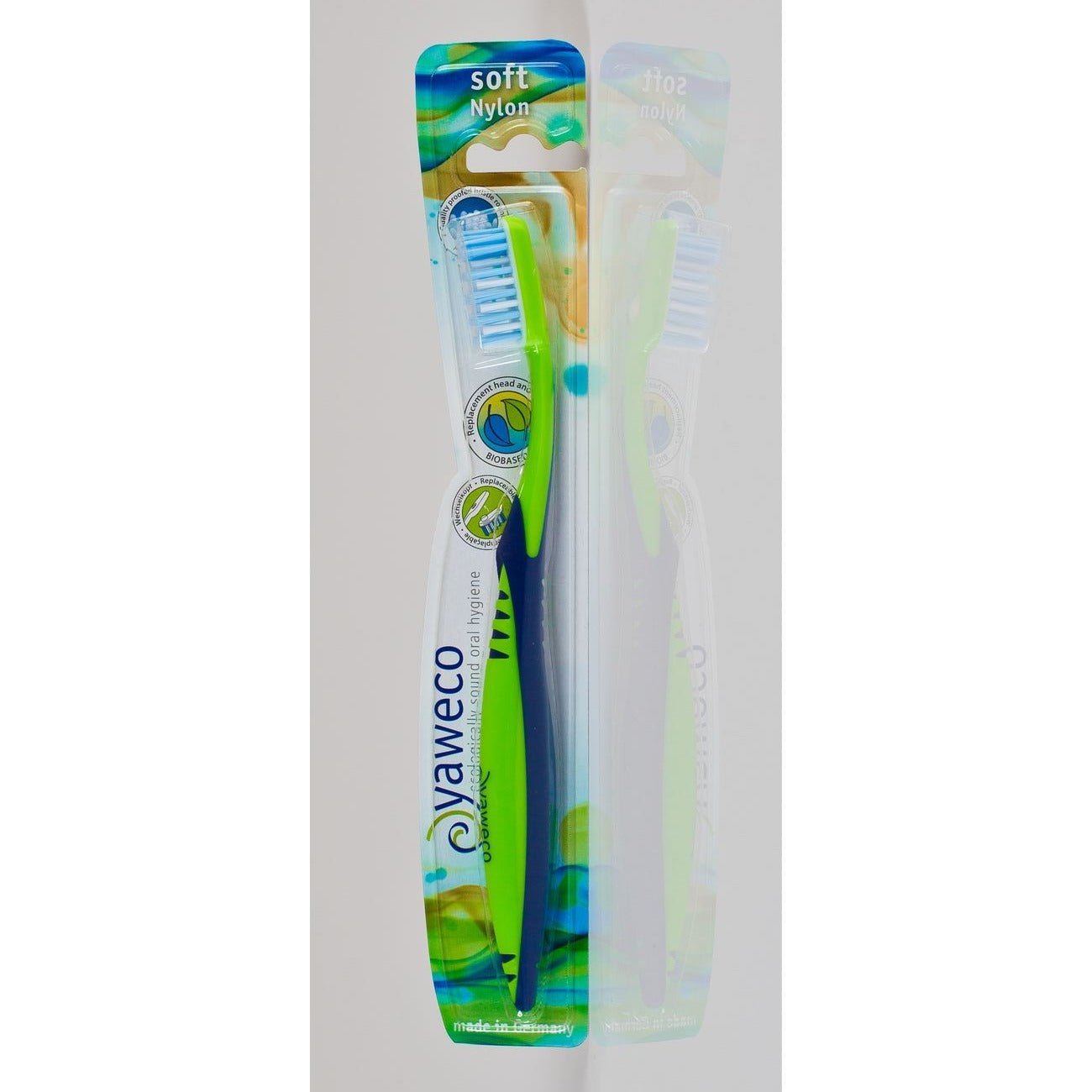 Eco Toothbrush Nylon Soft (Assorted Colours) - Yaweco - Toothbrush - Eco Natural Products