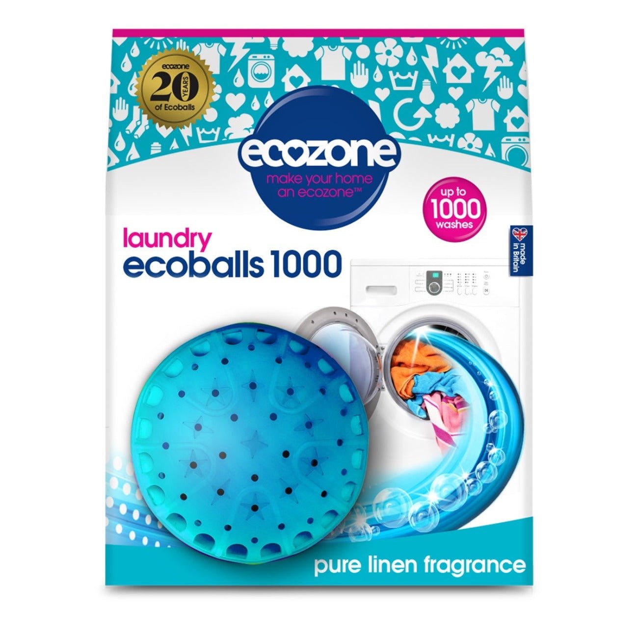 Ecoballs 1000 Washes Linen Fragrance - Eco Natural Products - Ecozone - 