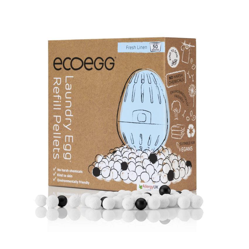 Ecoegg Laundry Egg Refills Fresh Linen 50 Washes - Eco Natural Products - EcoEgg - Laundry Egg Refill