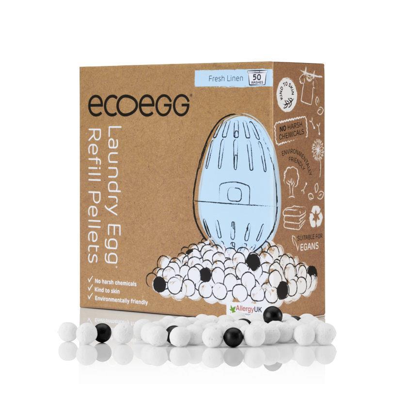 Ecoegg Laundry Egg Refills Fresh Linen 50 Washes - EcoEgg - Laundry Egg Refill - Eco Natural Products