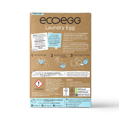 Ecoegg Laundry Wash Egg Fresh Linen 70 Washes - EcoEgg - Laundry Egg - Eco Natural Products