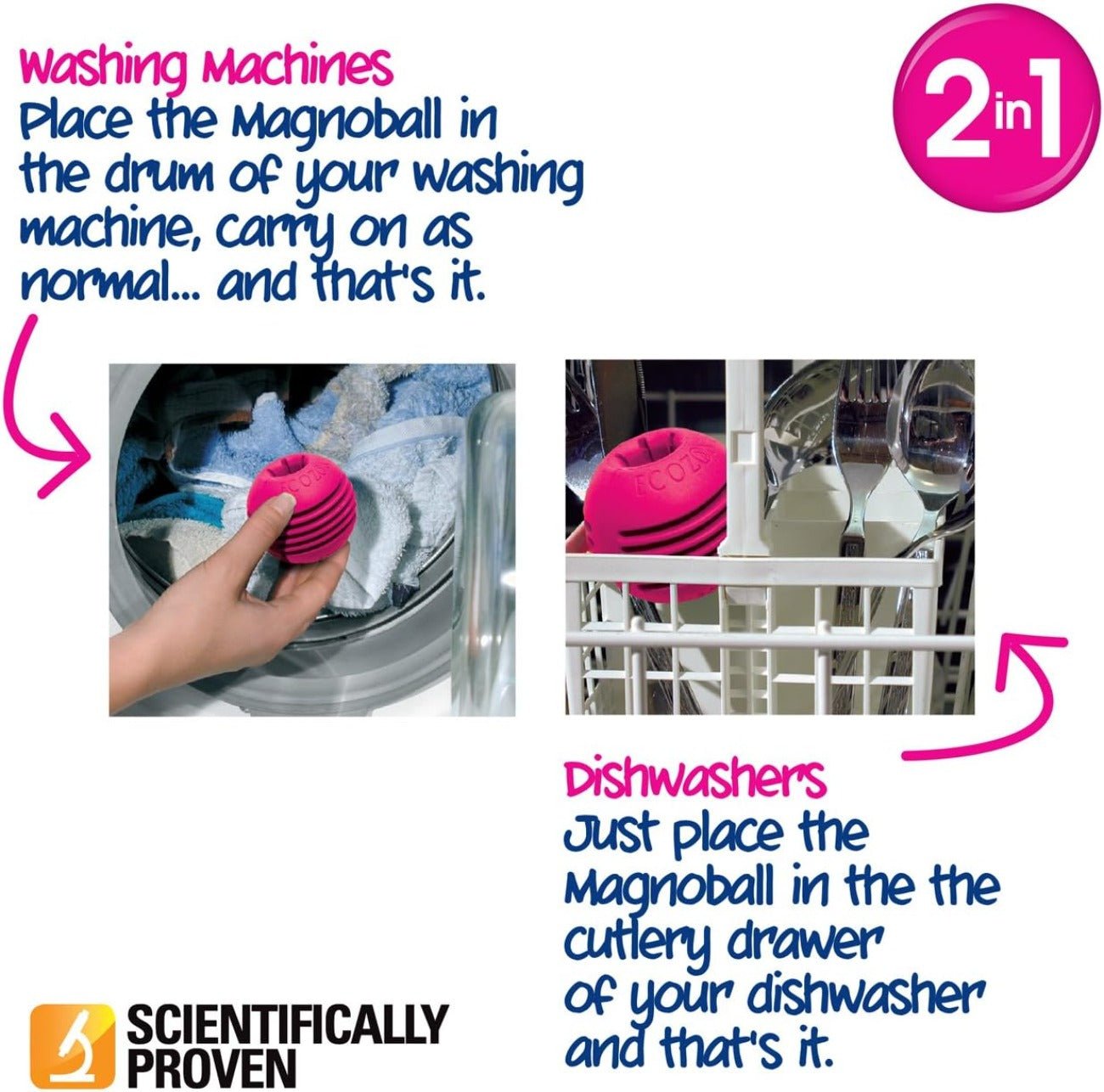 Ecozone Magnoball 2 Pieces - Ecozone - Descalers & Decalcifiers - Eco Natural Products
