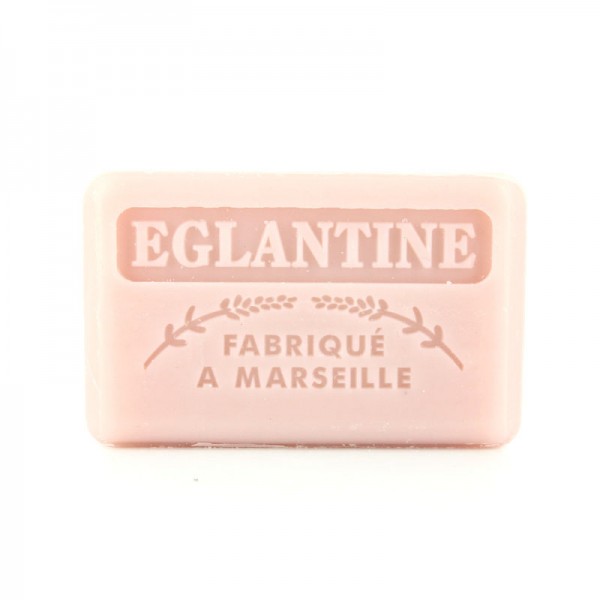 French Marseille Soap Eglantine (Briar Rose) 125g