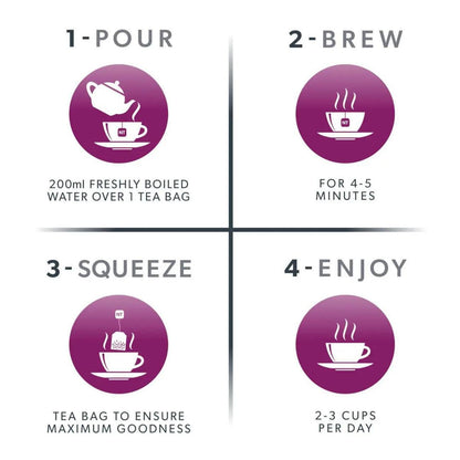 Elderberry & Echinacea Herbal Tea 20 Bags - NutraTea - Herbal Tea - Eco Natural Products