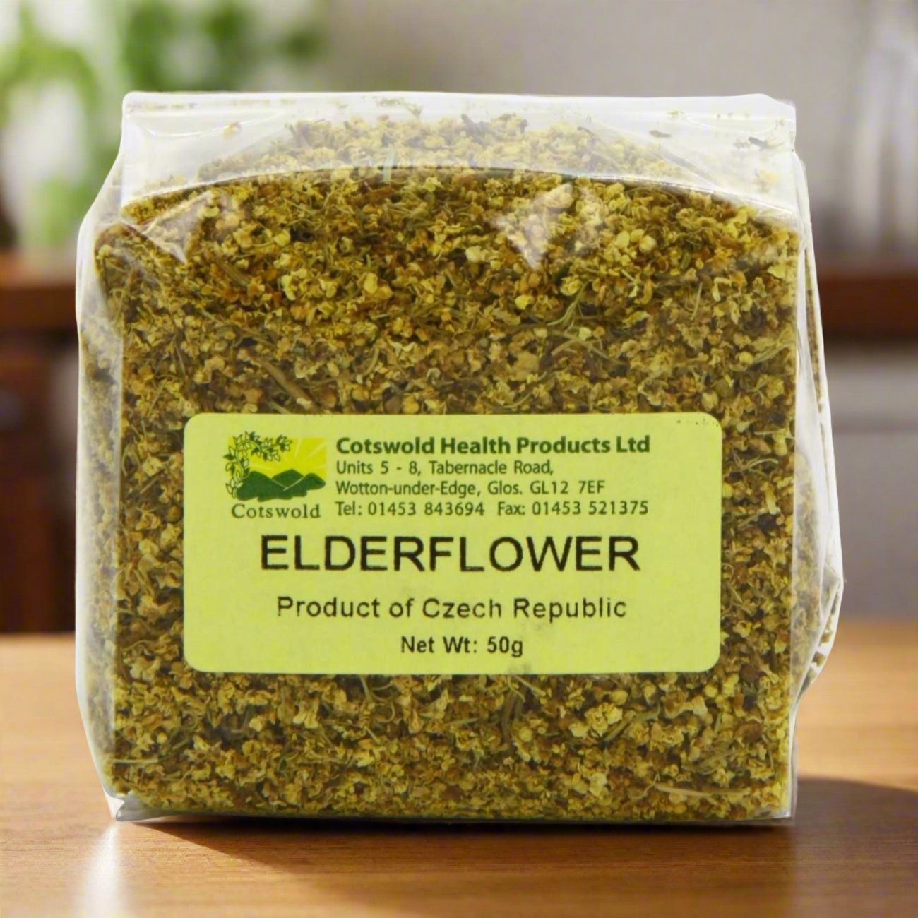 Elderflower Tea 50g - Eco Natural Products - Cotswold Health Products - Tea