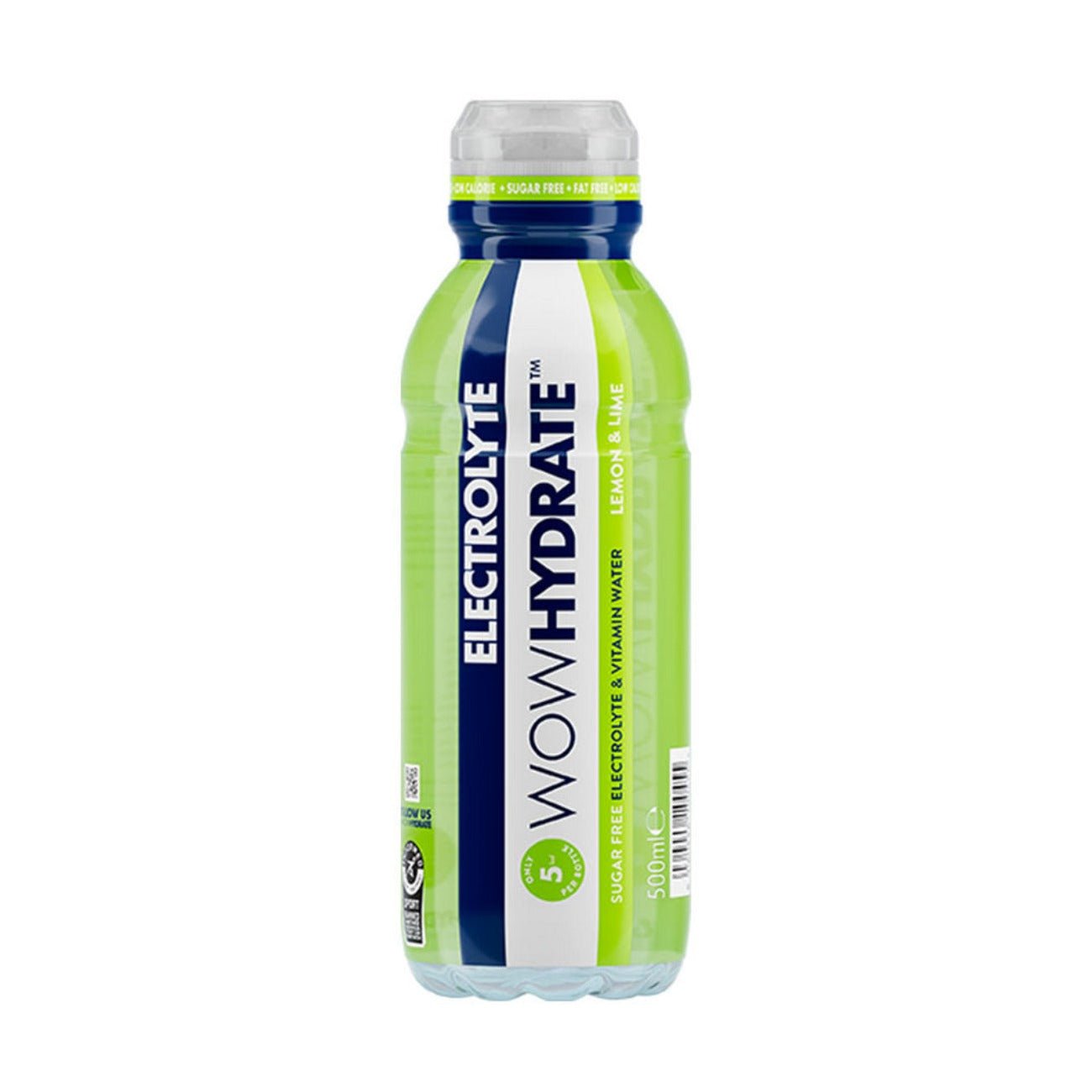 Electrolyte Lemon & Lime 500ml - Eco Natural Products - Wow Hydrate - Drink