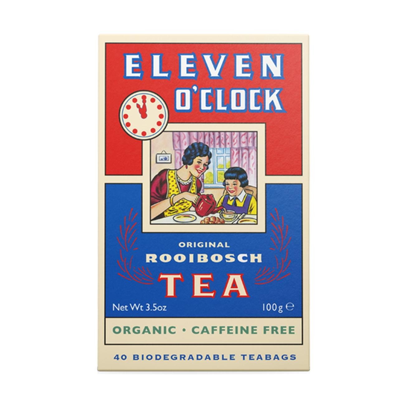 Eleven O'clock Organic Rooibosch Tea 40 Bags - Eleven O'Clock - Rooibosch tea - Eco Natural Products