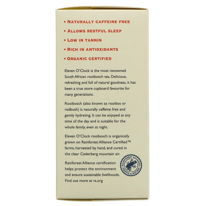 Eleven O'clock Organic Rooibosch Tea 40 Bags - Eleven O'Clock - Rooibosch tea - Eco Natural Products