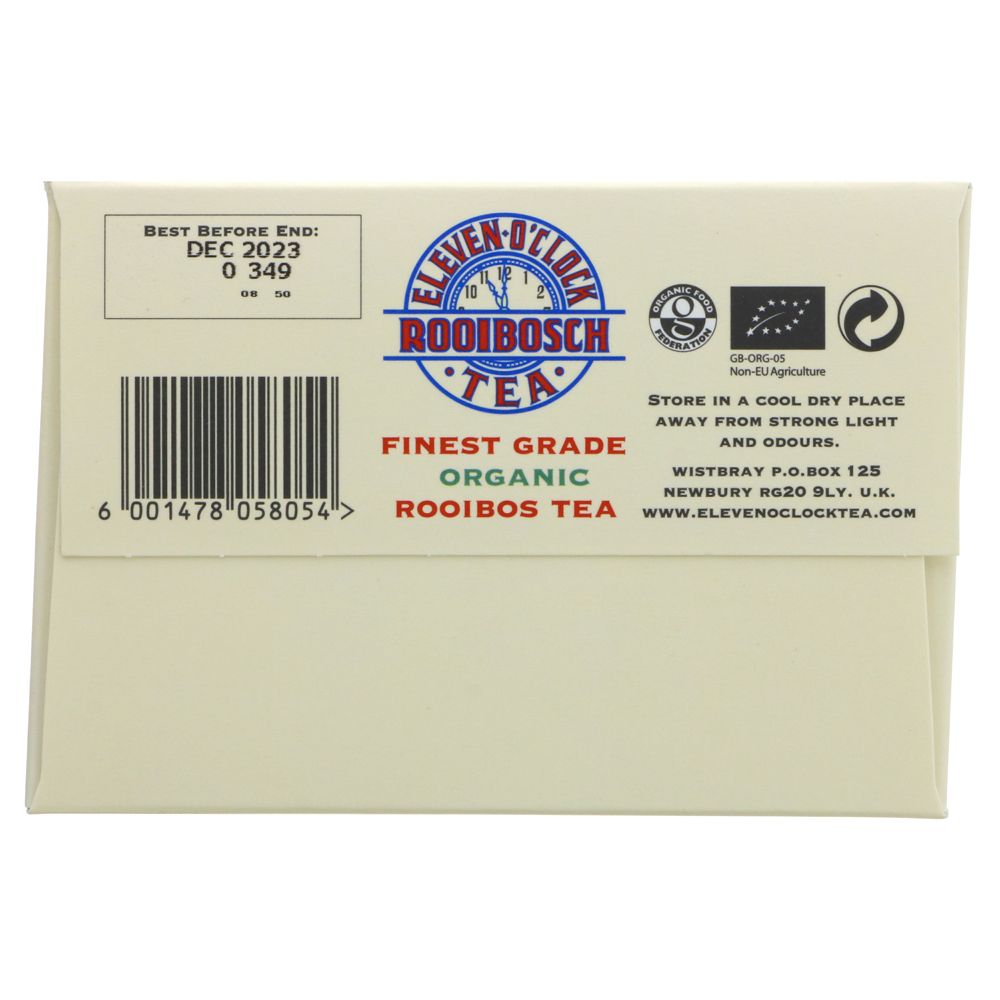 Eleven O'clock Organic Rooibosch Tea 80 bags - Eleven O'Clock - Rooibosch tea - Eco Natural Products