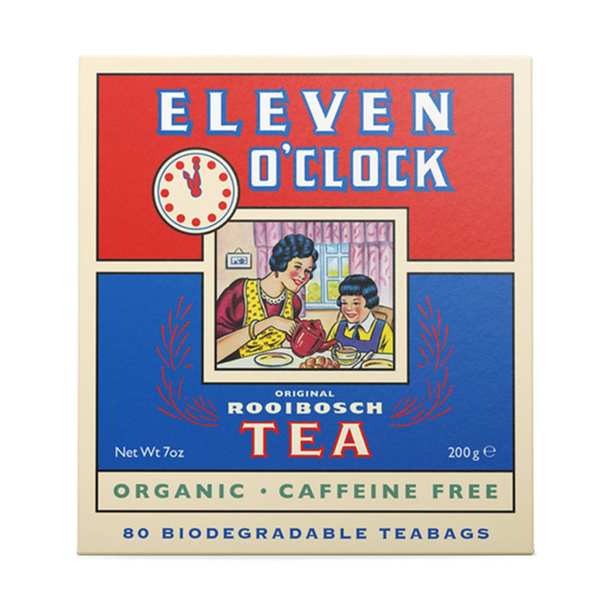 Eleven O'clock Organic Rooibosch Tea 80 bags - Eleven O'Clock - Rooibosch tea - Eco Natural Products