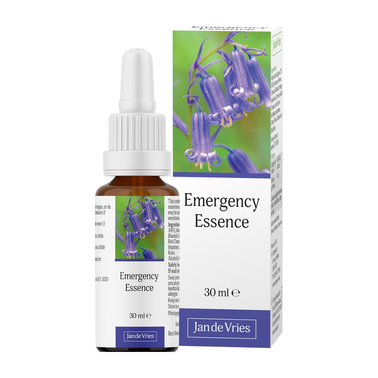 Emergency Essence 30ml - Eco Natural Products - Jan de Vries - Essence