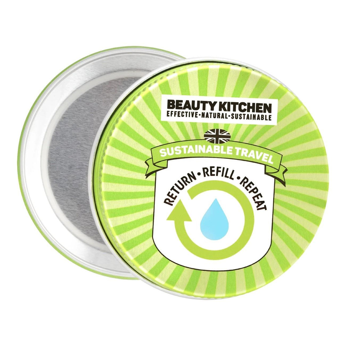 Empty Aluminium Travel Tin 30ml - Beauty Kitchen - Bathroom Accessories - Eco Natural Products