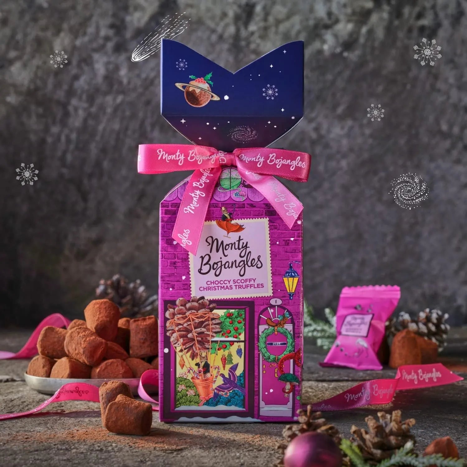 Enchanting Winter Nights Choccy Scoffy Gift 130g - Monty Bojangles - Truffles - Monty Bojangles