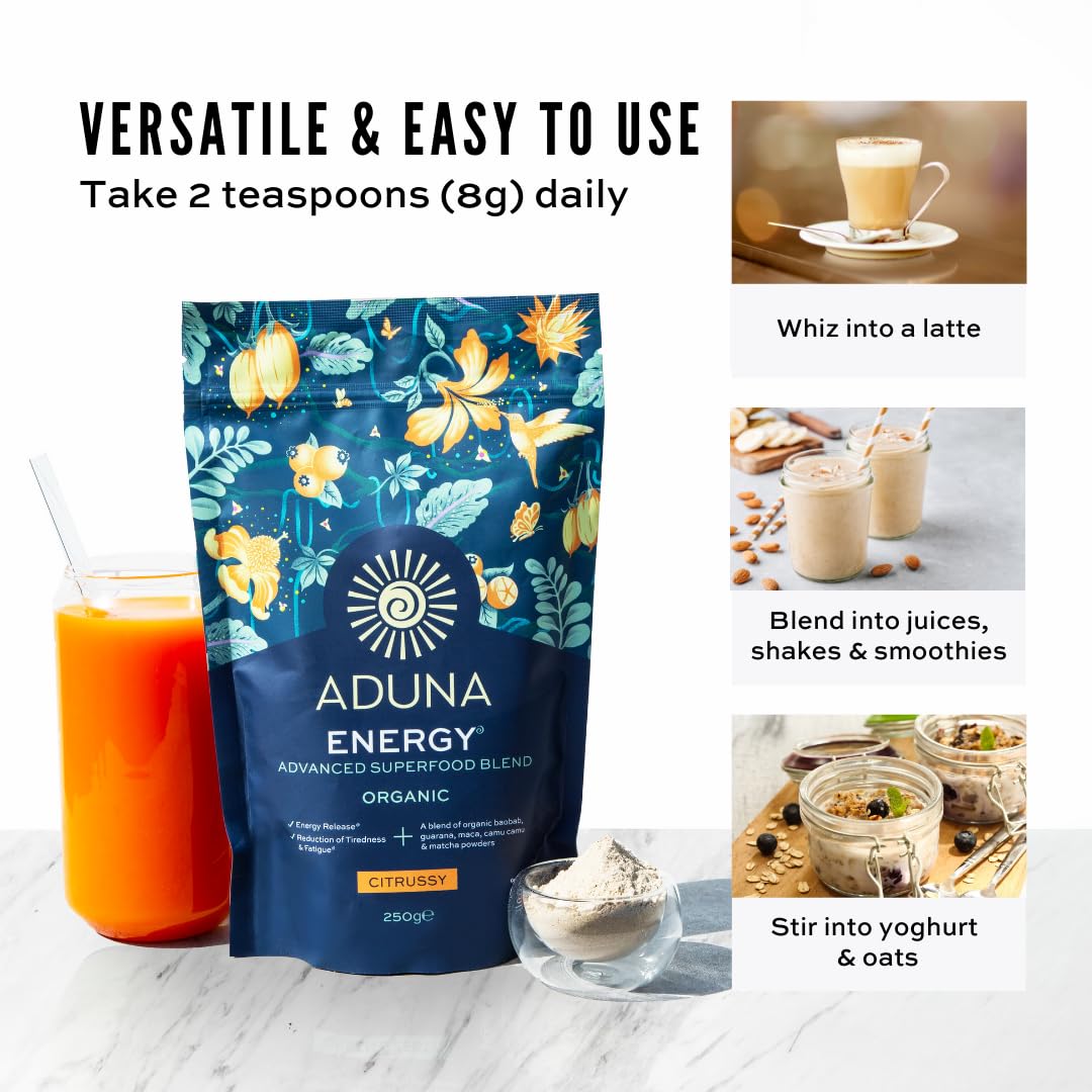 Energy Advanced Superfood Blend 250g - Aduna Superfoods - Botanical & Food Supplements - Eco Natural Products