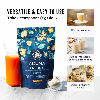 Energy Advanced Superfood Blend 250g - Aduna Superfoods - Botanical & Food Supplements - Eco Natural Products