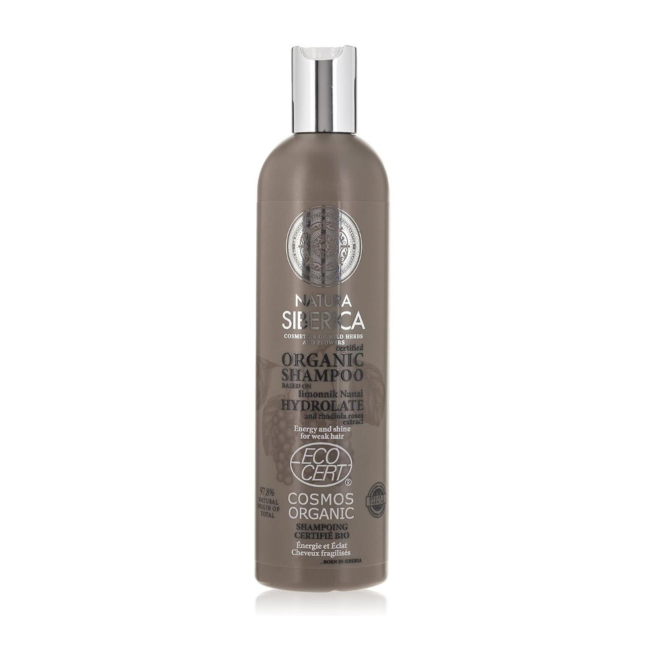 Energy and Shine Shampoo Hydrolate 400ml - Eco Natural Products - Natura Siberica - Shampoo