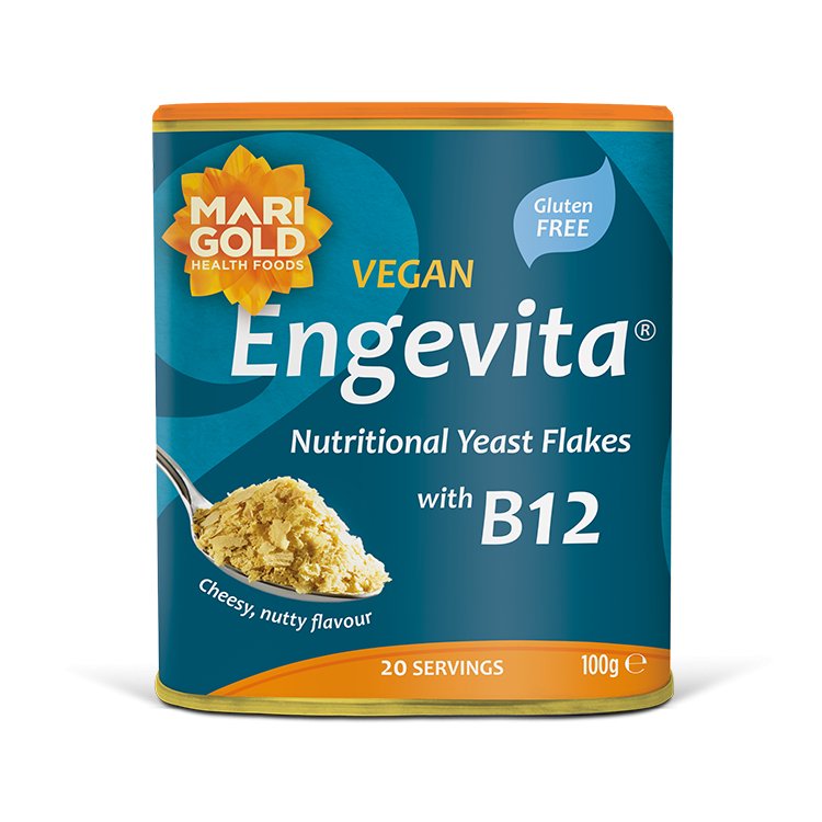 Engevita Yeast Flakes Vitamin B12 100g - Marigold - Canned Food - Eco Natural Products