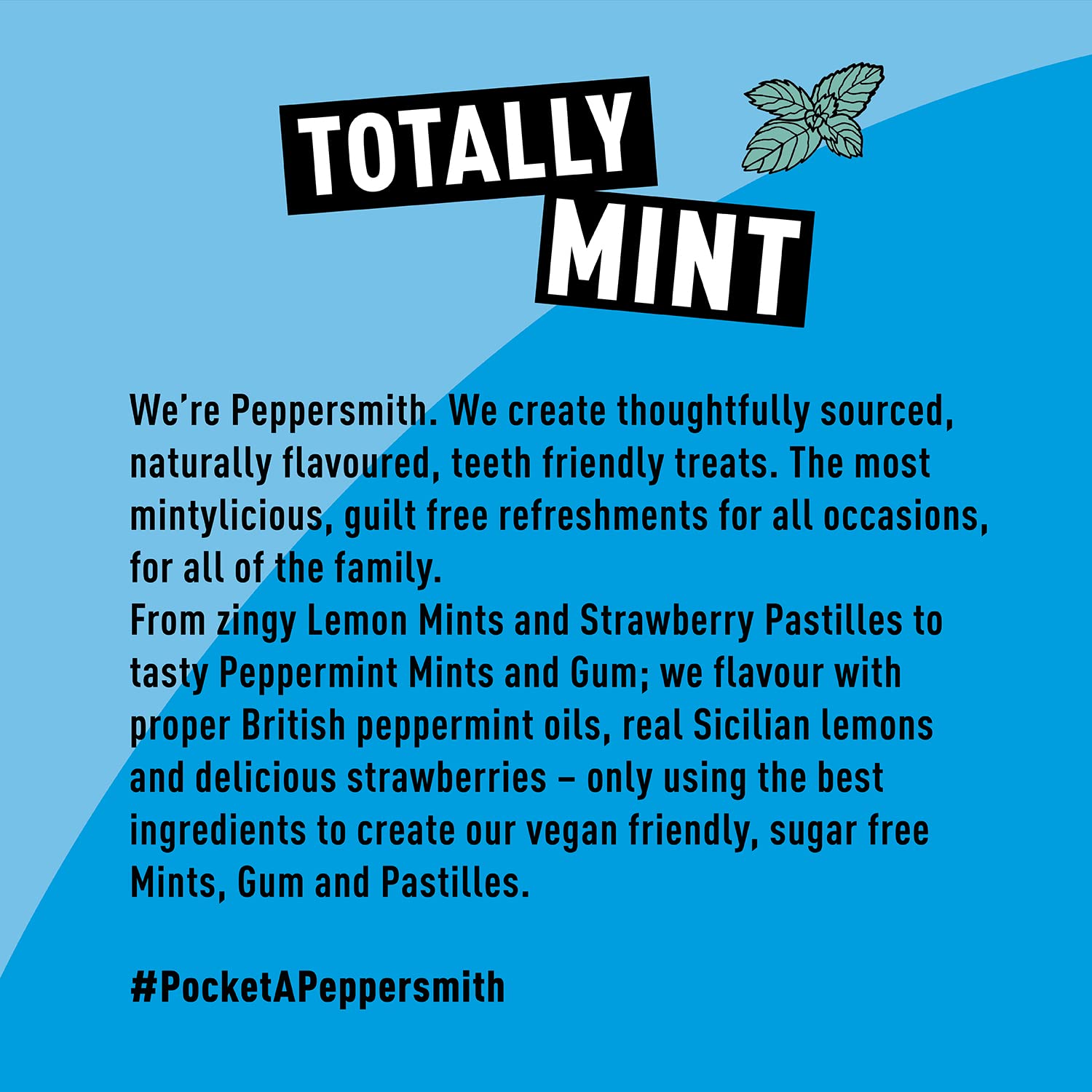 English Spearmint Xylitol Gum Mighty Pouch 50g - Peppersmith - Chewing Gum - Peppersmith
