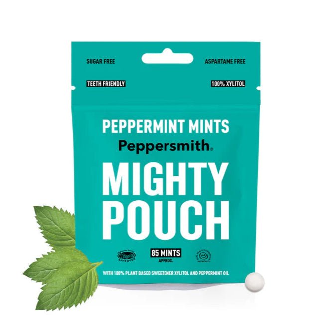 English Xylitol Mints Mighty Box 85 Mints 50g - Peppersmith - Mints - Peppersmith
