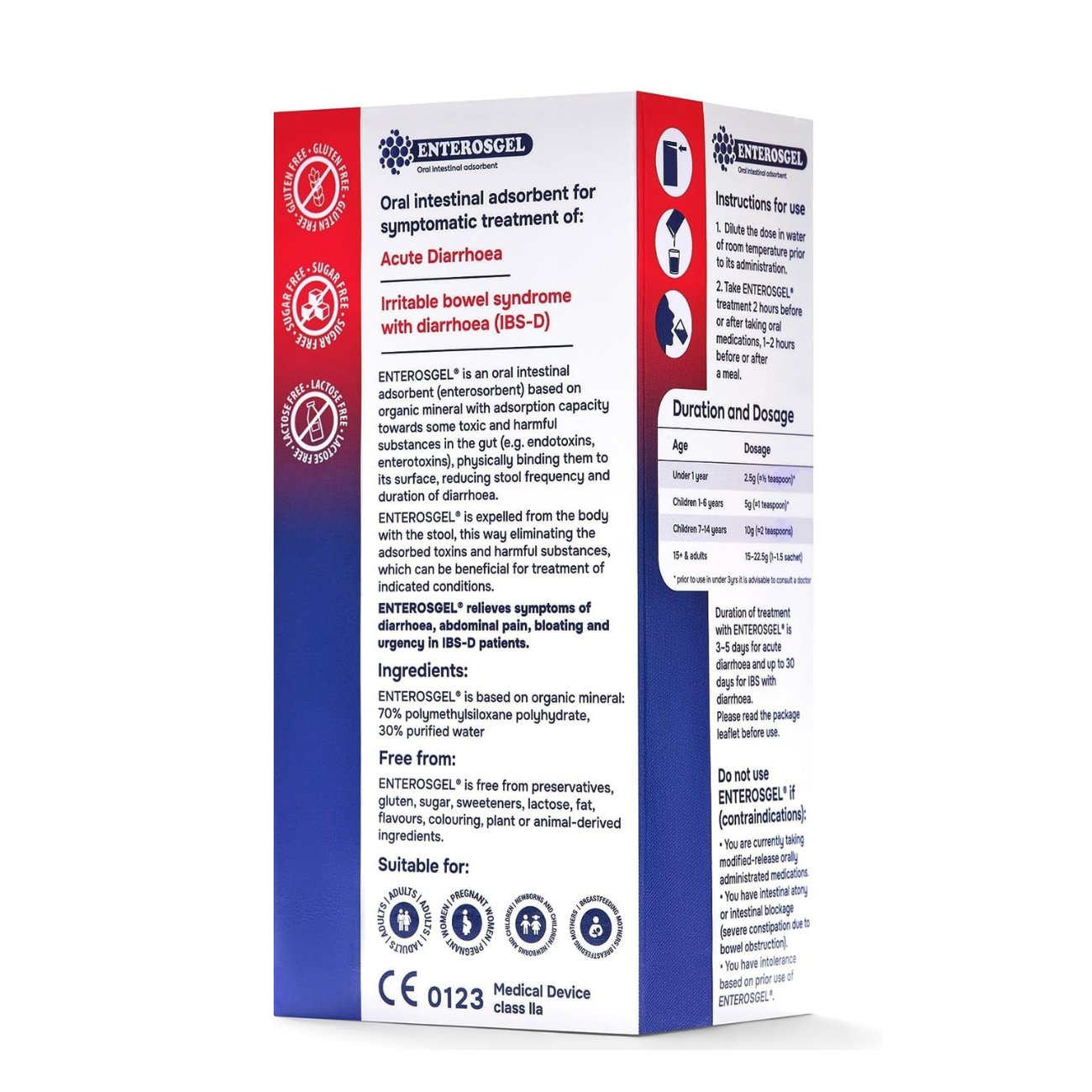 Enterosgel Sachets 10 x 15g - Enterosgel - Adsorbent Gel - Eco Natural Products