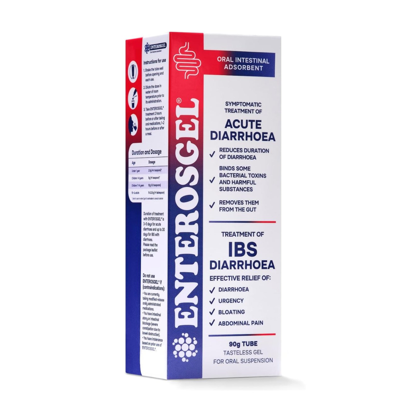 Enterosgel Tube 90g - Enterosgel - Adsorbent Gel - Eco Natural Products