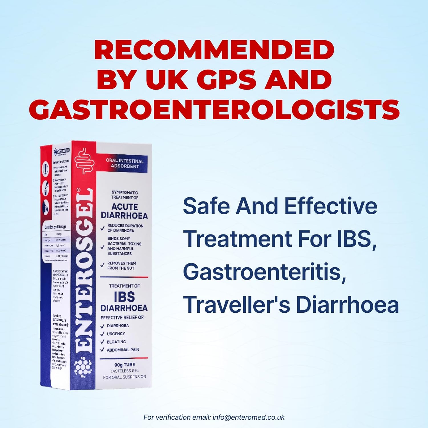 Enterosgel Tube 90g - Enterosgel - Adsorbent Gel - Eco Natural Products