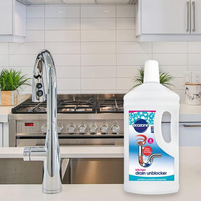 Enzymatic Kitchen Drain Unblocker 1L - Ecozone - Household Cleaner - Eco Natural Products