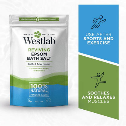 Epsom Bath Salts 1kg - Westlab - Bath Salt - Eco Natural Products