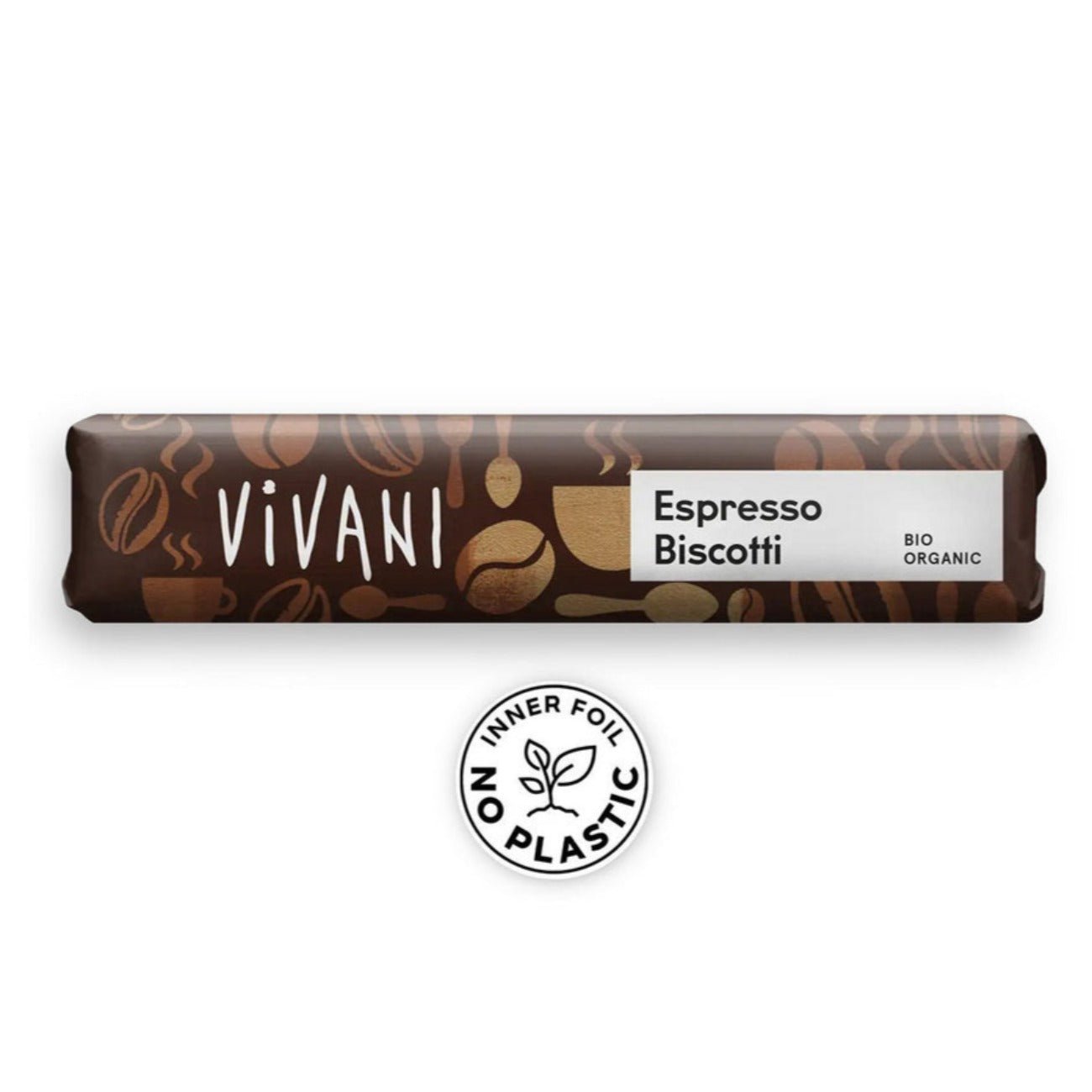 Espresso Biscotti Chocolate Bar 40g - Vivani - Chocolate Bar - Eco Natural Products