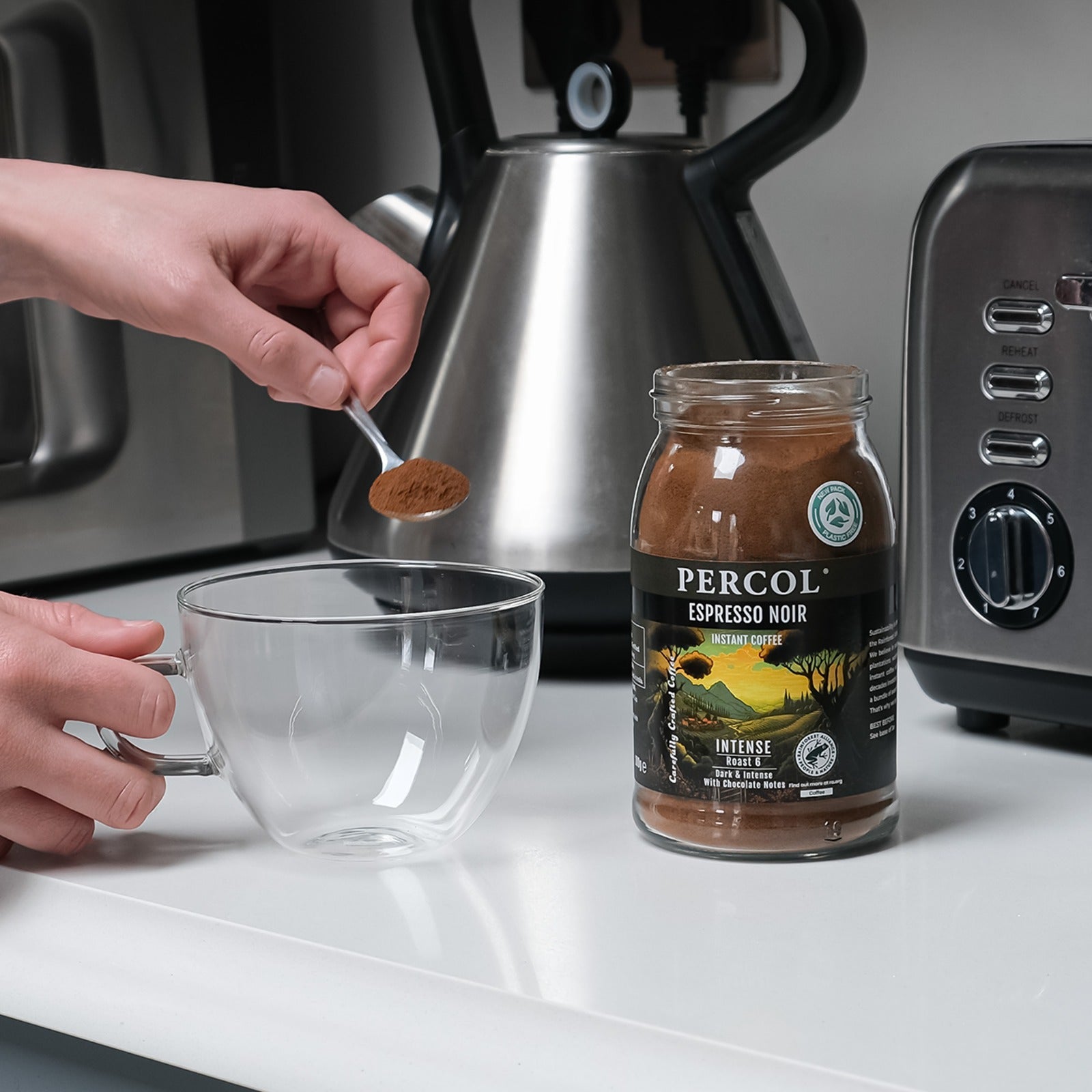 Espresso Noir Coffee Instant 100g - Percol - Coffee - Eco Natural Products