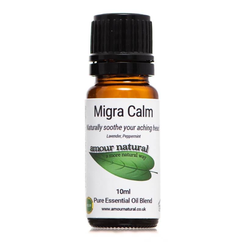 Essential Oil Blends Migra Calm 10ml - Eco Natural Products - Amour Natural - Essential Oil Blend