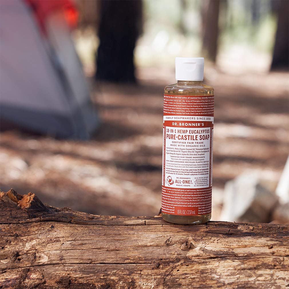 Eucalyptus Pure - Castile Liquid Soap 237ml - Dr. Bronner - Liquid Soap - Eco Natural Products
